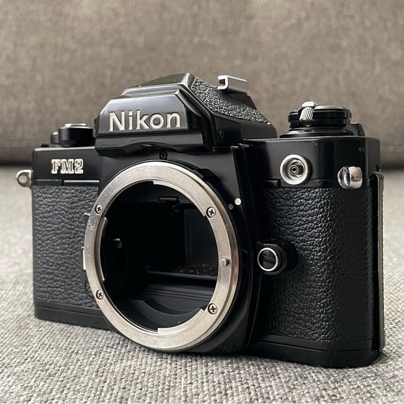 [SOLD] Nikon FM2n Black 35mm SLR Film Camera Body And MD-12 Motor Drive - Picture 2 of 16